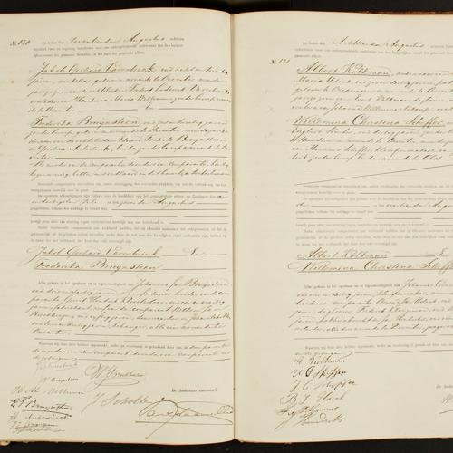 Civil registry of marriages, Deventer, 1892, records 130-131