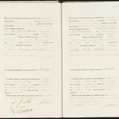 Civil registry of births, Franeker, 1847, sheet 30