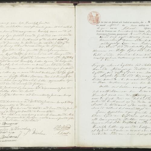 Civil registry of marriages, Veenwouden, 1814, records 1-2