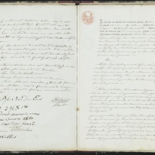 Civil registry of marriages, Veenwouden, 1814, records 2-3