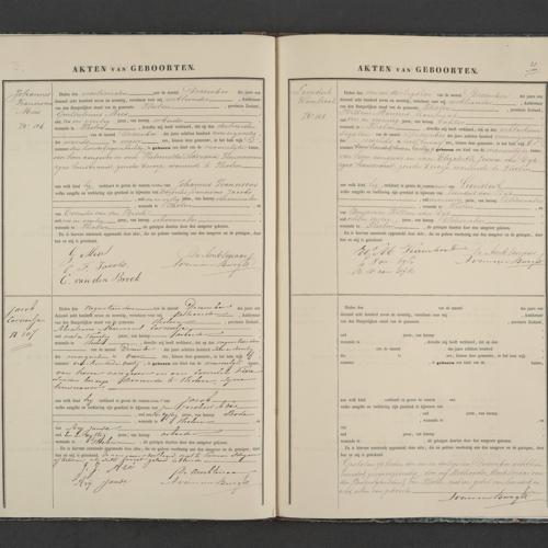 Civil registry of births, Tholen, 1877, records 106-108