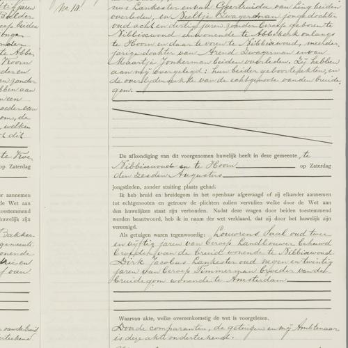 Civil registry of marriages, Abbekerk, 1927, record 7