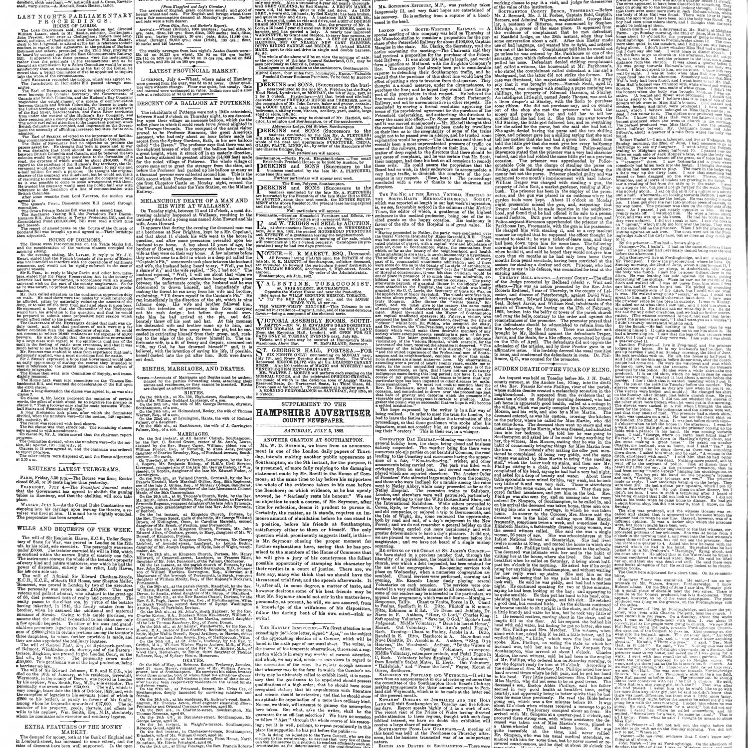 The Hampshire Advertiser, 1862-07-05, page 2