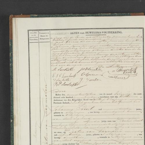 Civil registry of marriages, Vlissingen, 1847, records 2-3