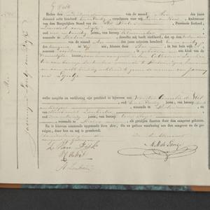 Civil registry of births, Tholen, 1841, records 50-53