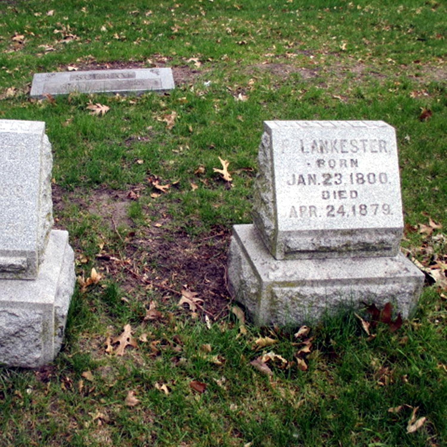 Graves of Pieter Lankester and Francina Goossen