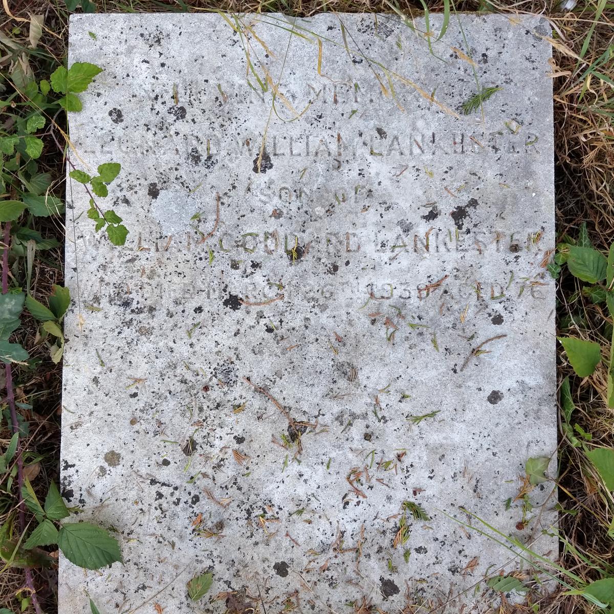 Grave of Leonard William Lankester