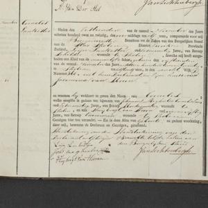 Civil registry of births, Tholen, 1822, records 63-66