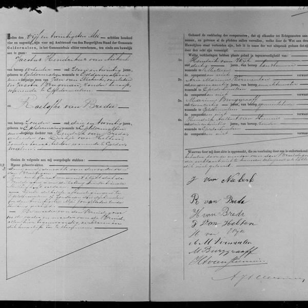 Civil registry of marriages, Geldermalsen, 1894, record 10