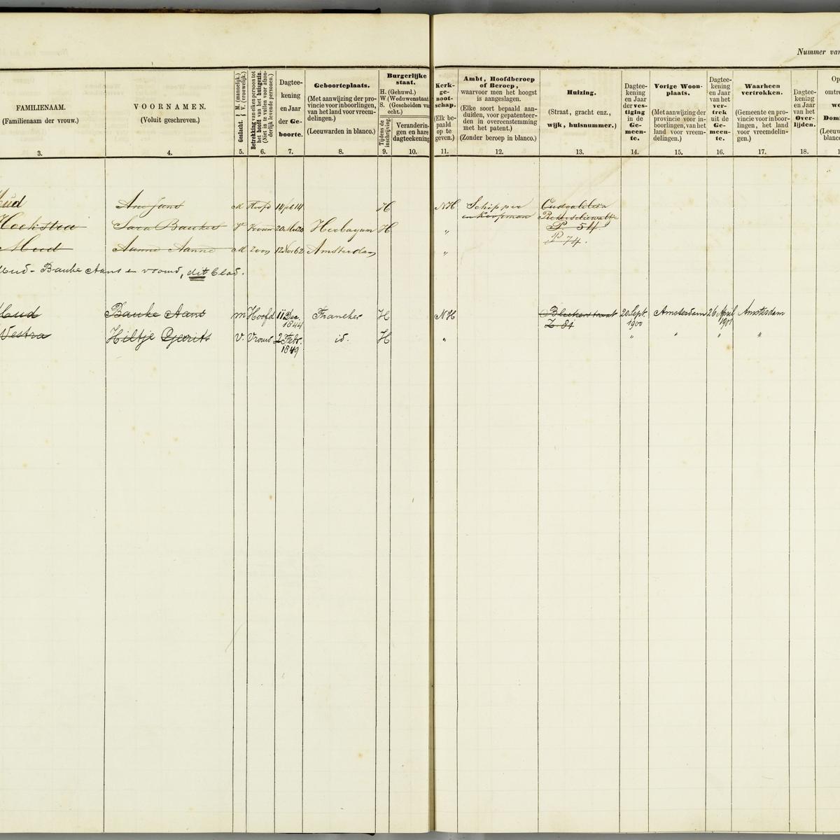 Civil registry, Leeuwarden, 1876-1904, sheet 719