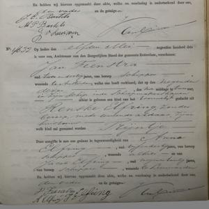 Civil registry of births, Rechtbank Rotterdam, 1903, records 4626-4632 (even)