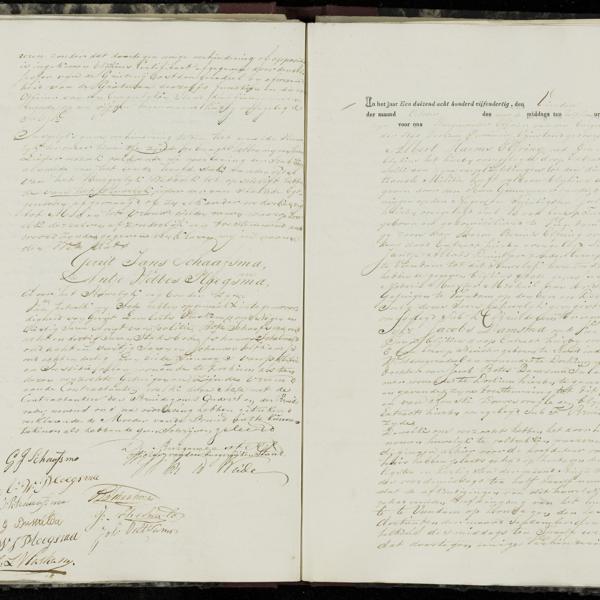 Civil registry of marriages, Dokkum, 1835, records 28-29