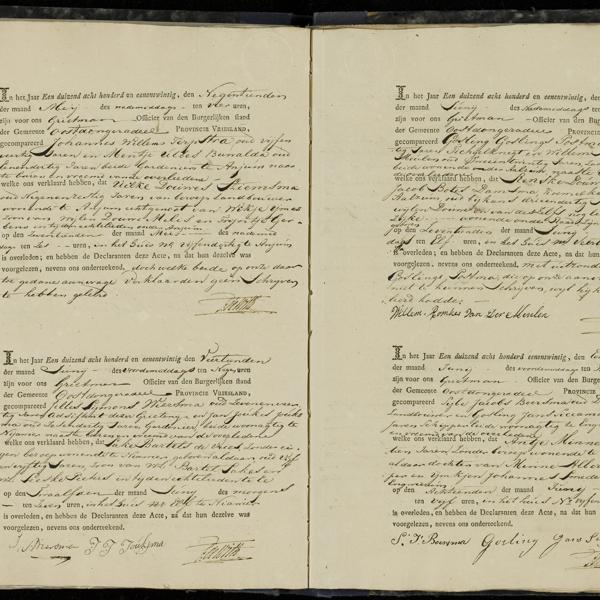 Civil registry of deaths, Oostdongeradeel, 1821, sheet 9