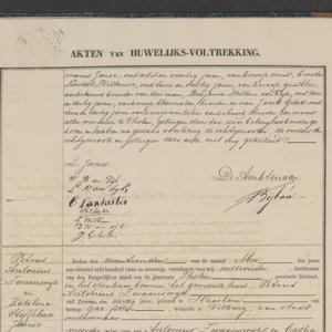 Civil registry of marriages, Tholen, 1872, records 12-14