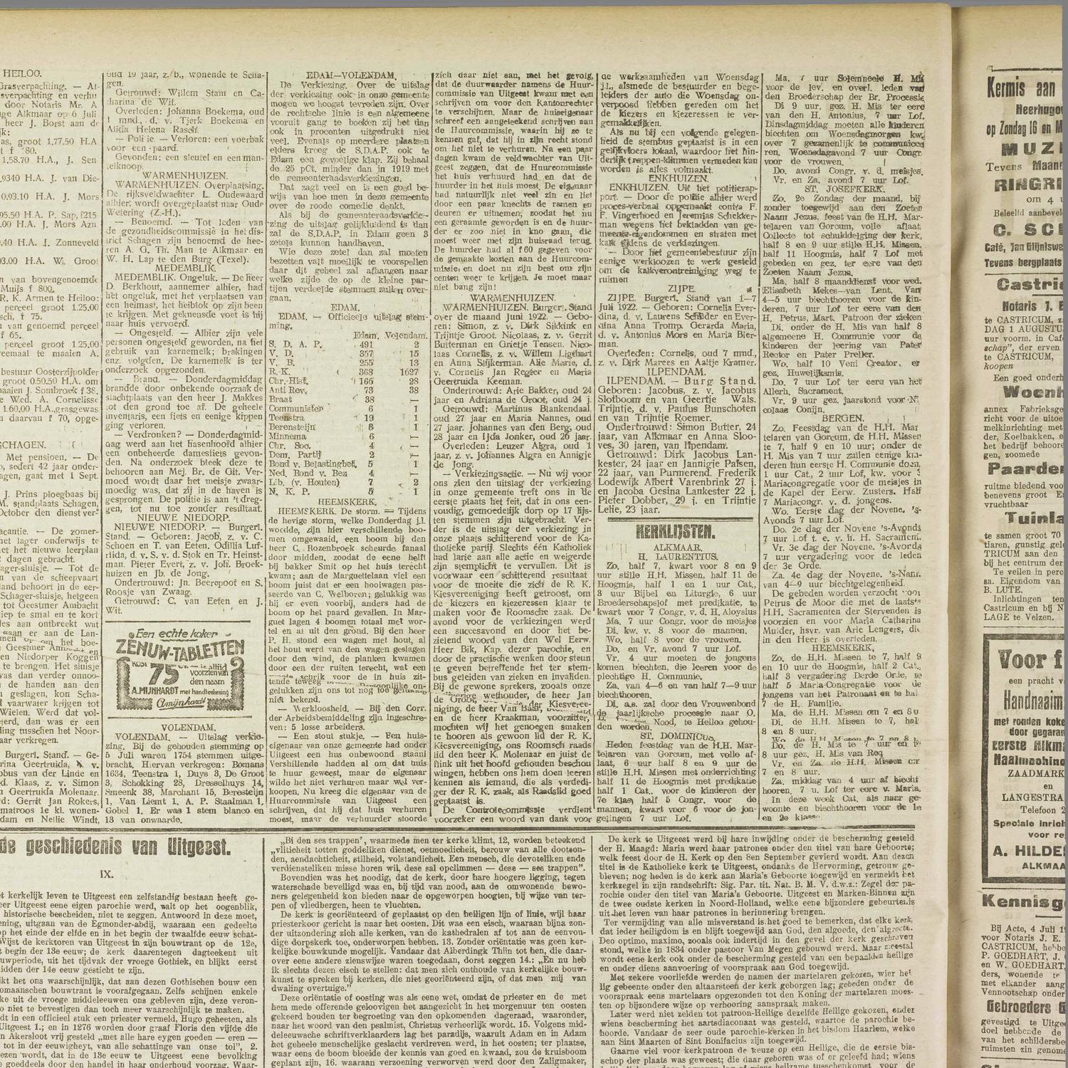 Noord-Hollandsch Dagblad, 1922-07-08, page 6