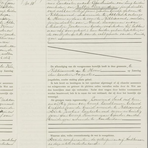 Civil registry of marriages, Abbekerk, 1927, record 7