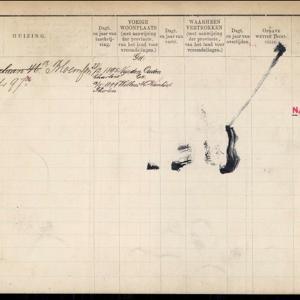 Population registry, Rotterdam, 1880-1940, family cards, archive 494-03, inventory 851-361, right page