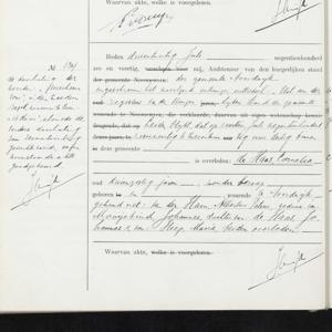 Civil registry of deaths, Noordwijk, 1946, records 133-136