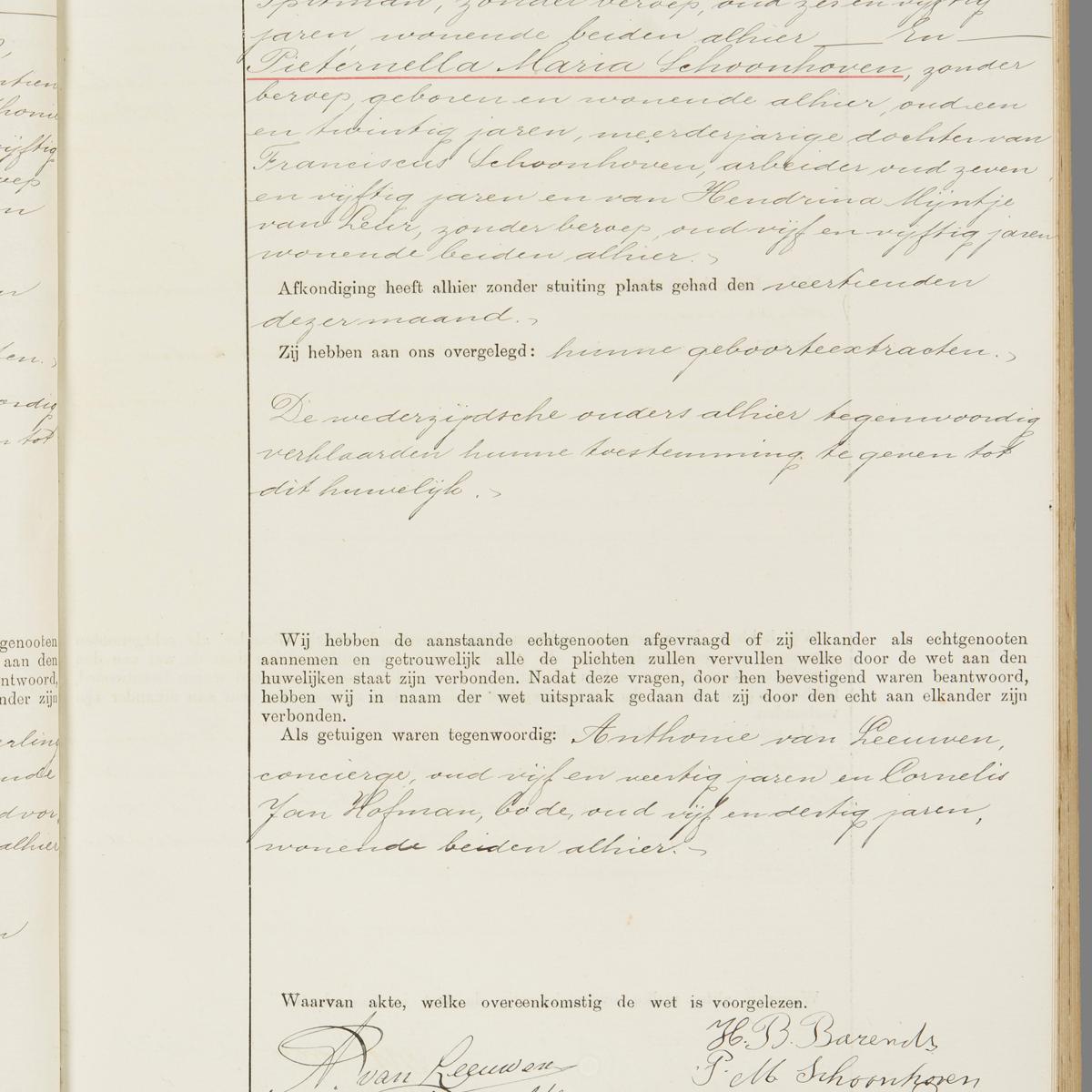 Civil registry of marriages, Utrecht, 1918, record 983