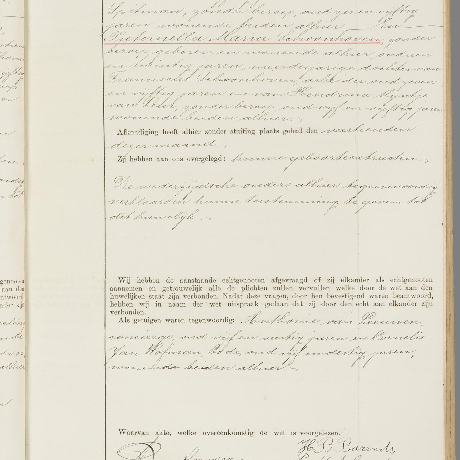 Civil registry of marriages, Utrecht, 1918, record 983