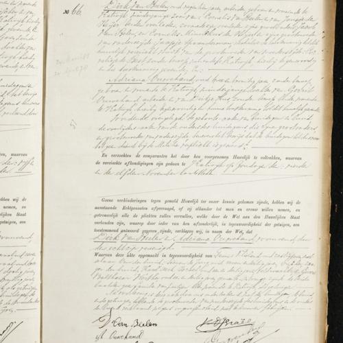 Civil registry of marriages, Katwijk, 1900, record 66