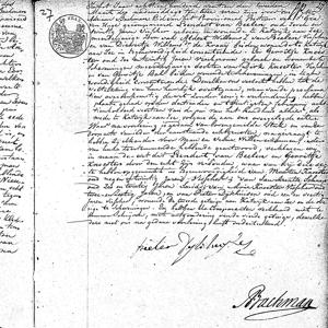 Civil registry of marriages, Den Haag, 1814, records 26a-27